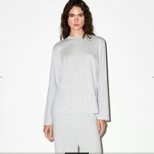 SKIMS Boyfriend Long Sleeve Tshirt